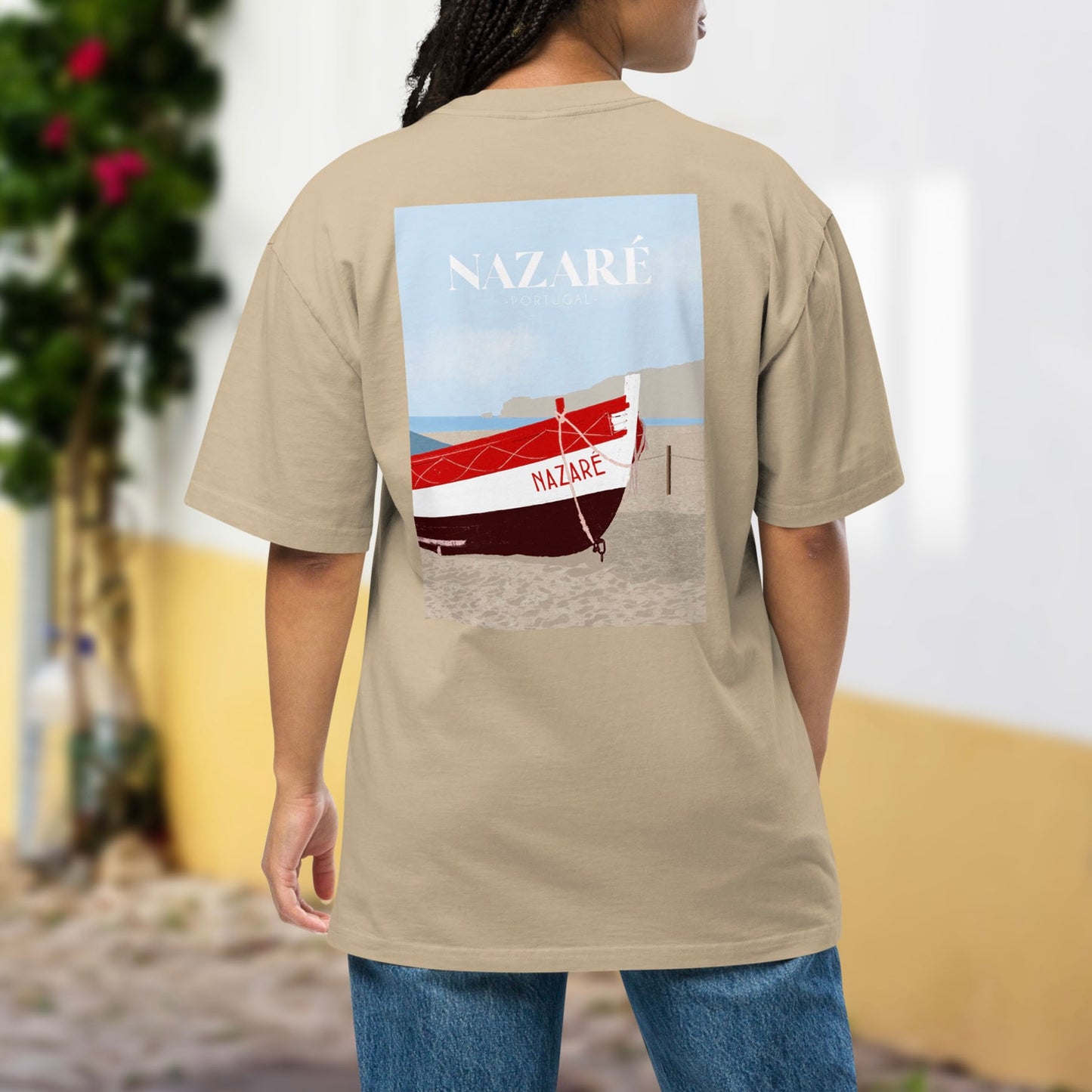 T-shirt oversize « Nazaré »
