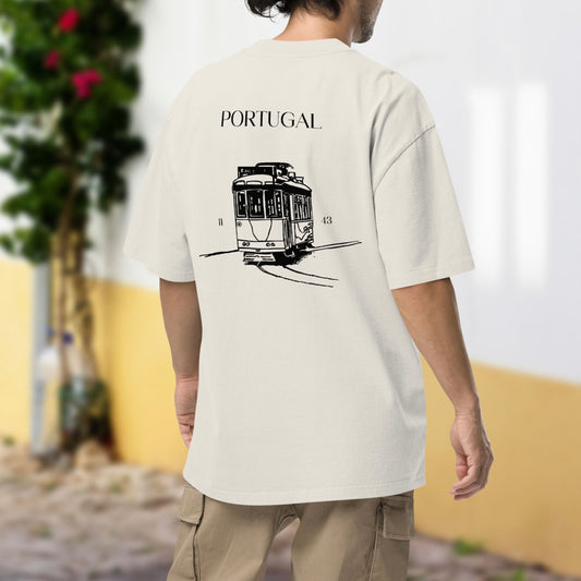 T-shirt oversize « Croquis Portugal »