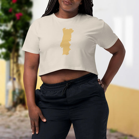 Crop top « Carte du Portugal »