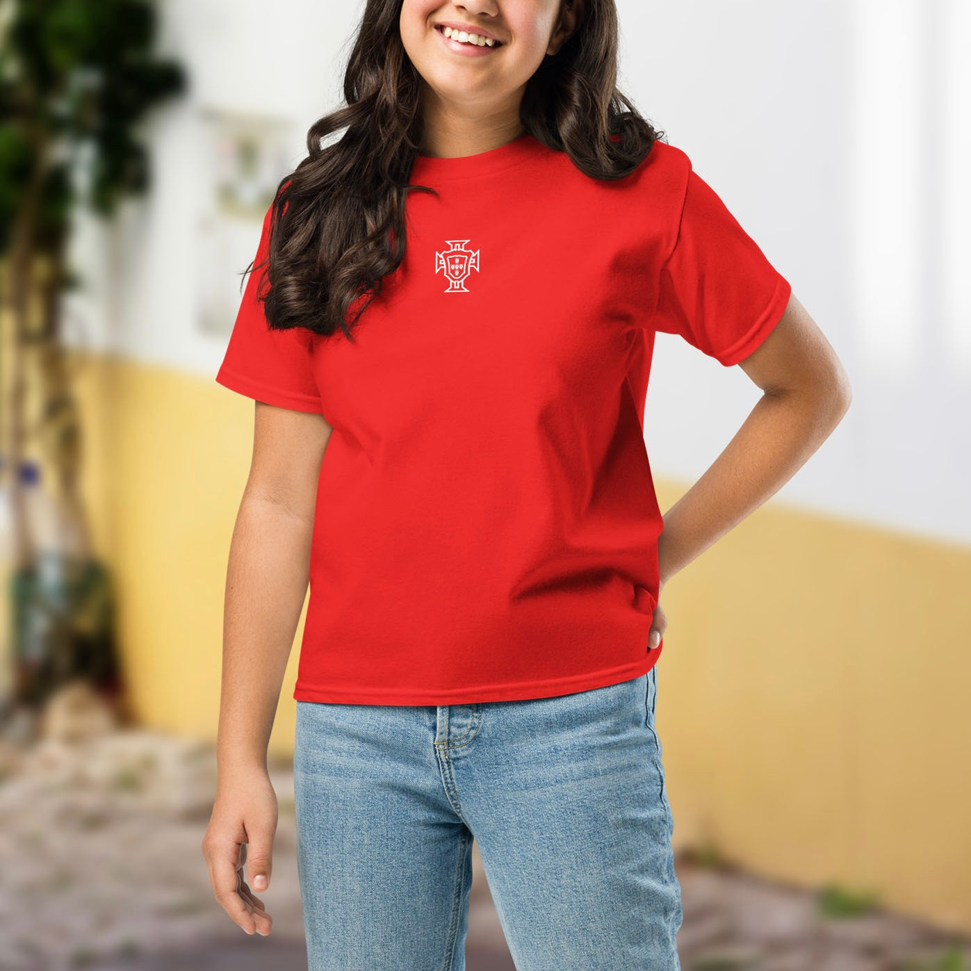 T-shirt enfant « Campeões - Liga das Nações 2025 » - Édition limitée