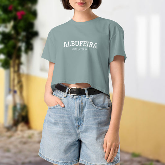 Crop top « Albufeira, Minha Terra »