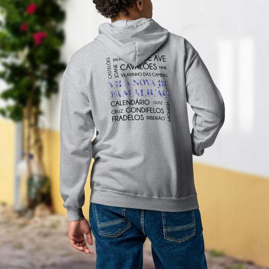 Veste à capuche « Vila Nova de Famalicão e freguesias »