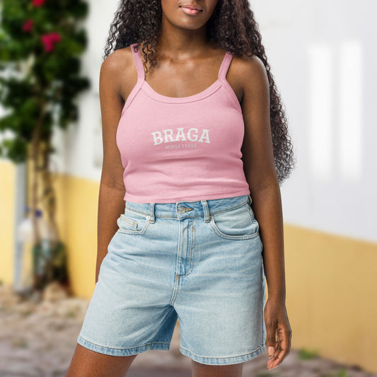 Débardeur côtelé « Braga, Minha Terra »