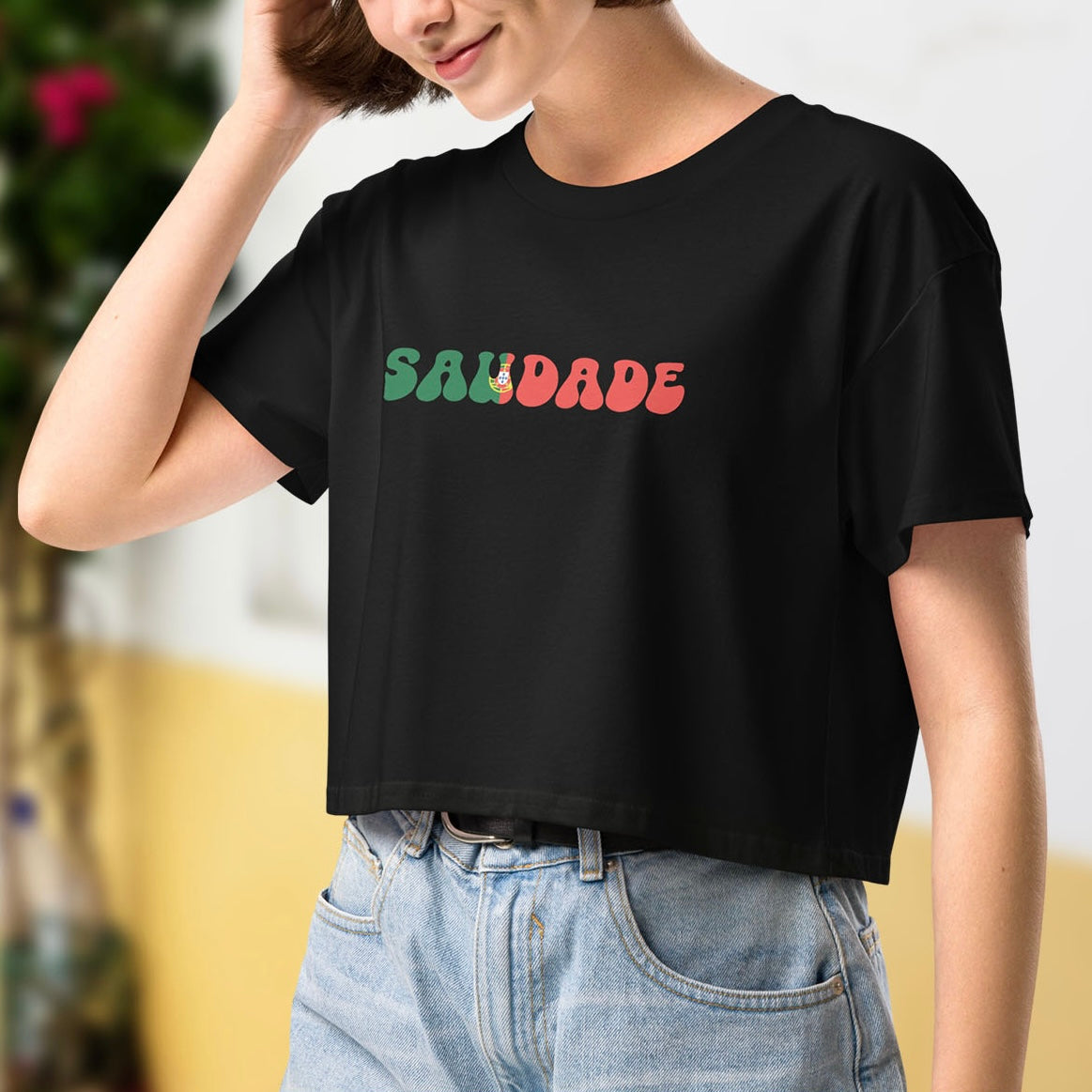 Crop top « Saudade Portugal »