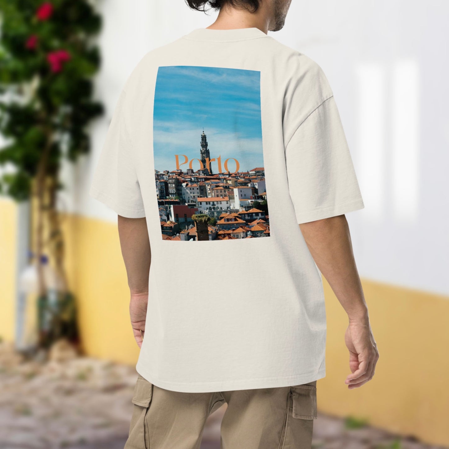 T-shirt oversize « Photo Porto »