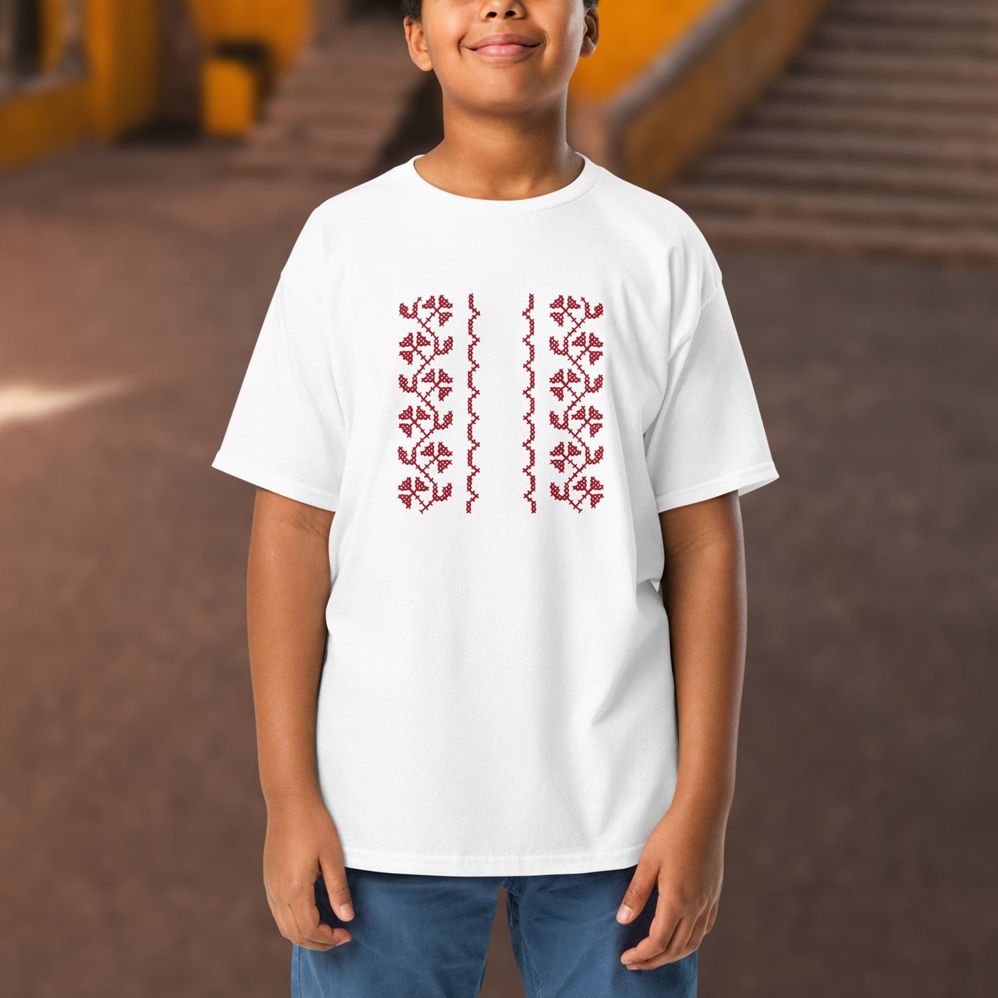 T-shirt enfant « Bordados vianenses »