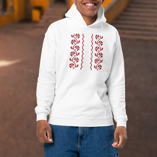 Sweat à capuche enfant « Bordados vianenses »