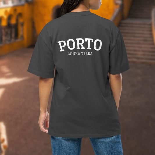 T-shirt oversize « Minha Terra » personnalisable