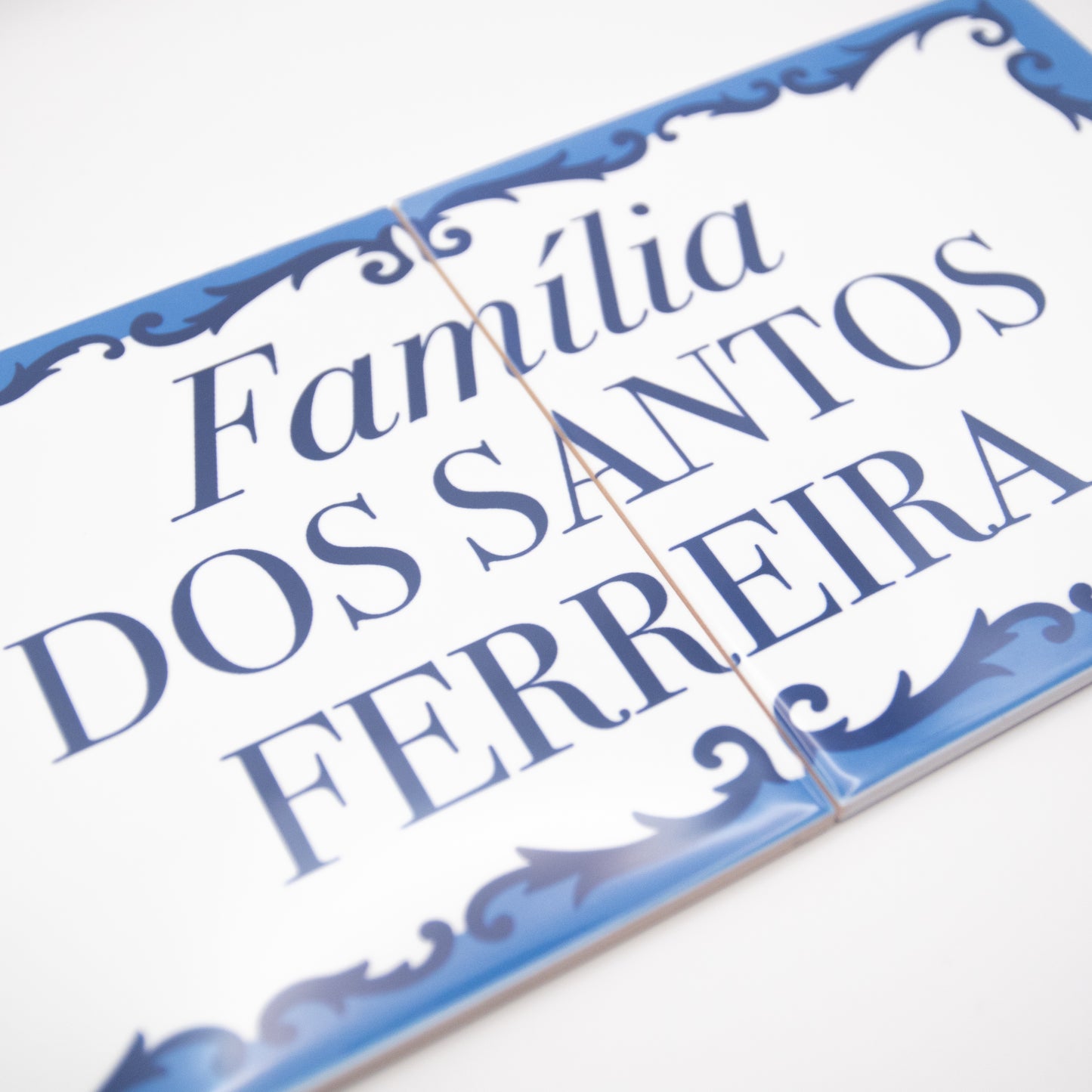 Azulejos « Família portuguesa » personnalisable