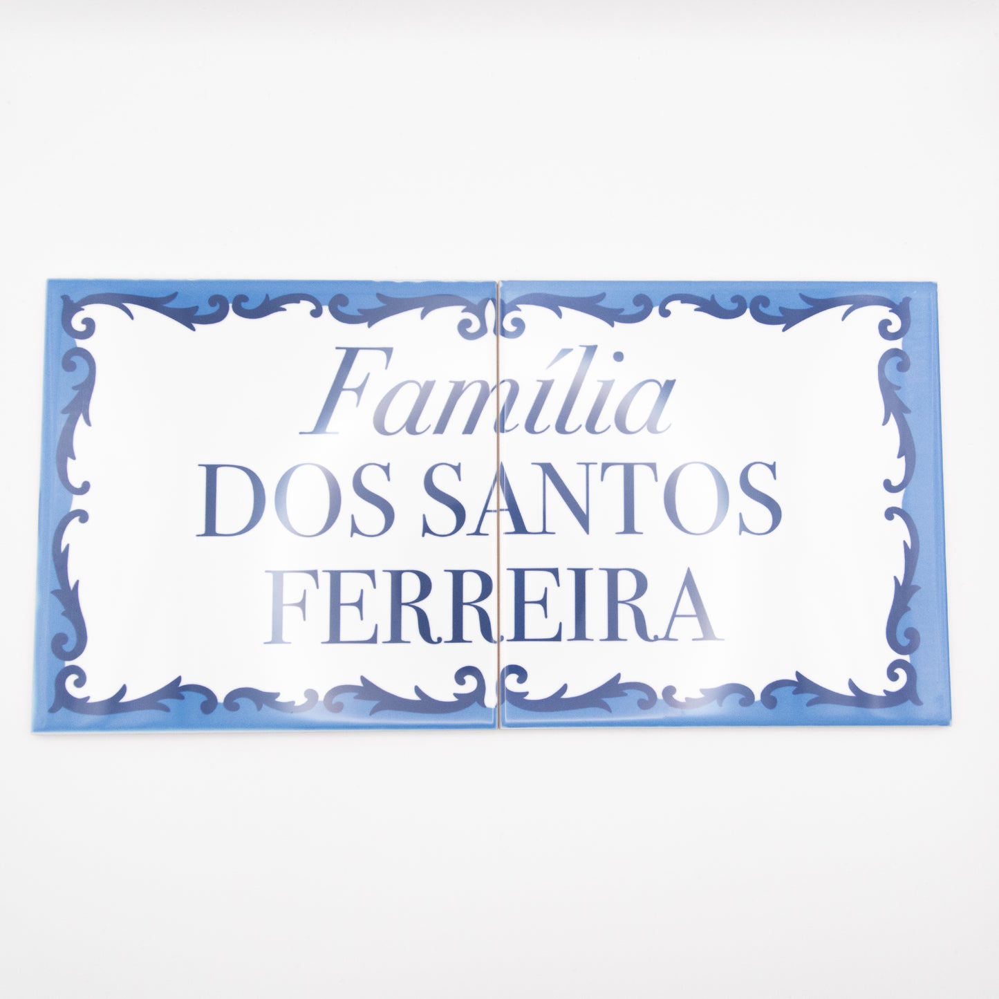 Azulejos « Família portuguesa » personnalisable