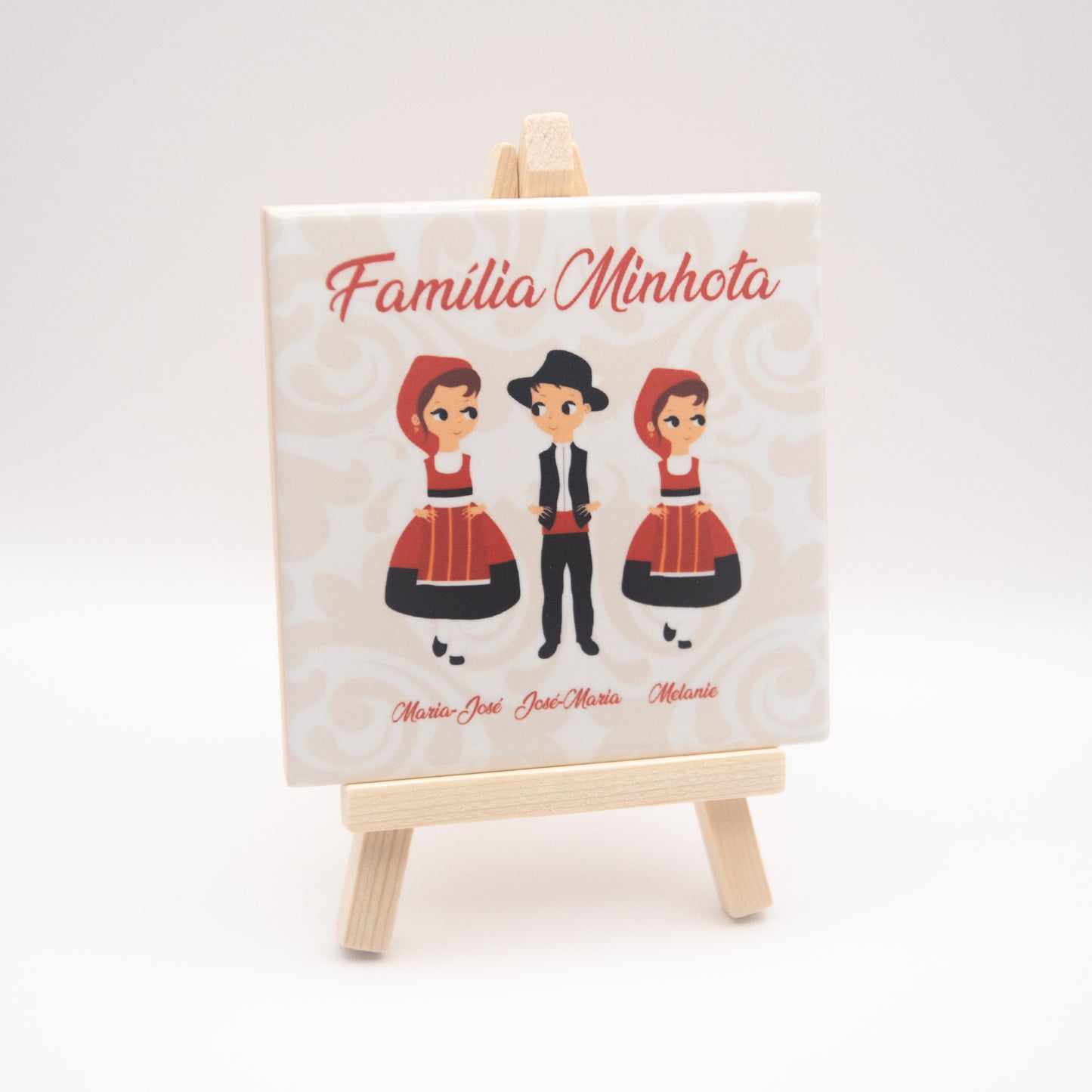 Azulejo « Família Minhota » personnalisable