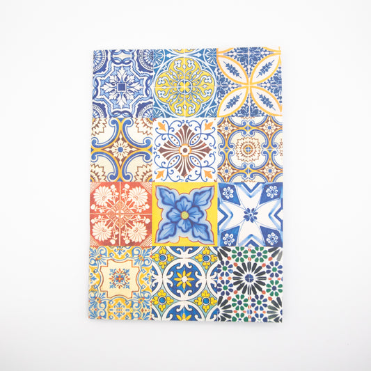 Caderno pautado A5 "Azulejos Porto"