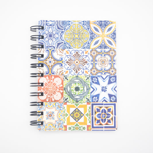 Caderno espiral A6 "Azulejos Porto"