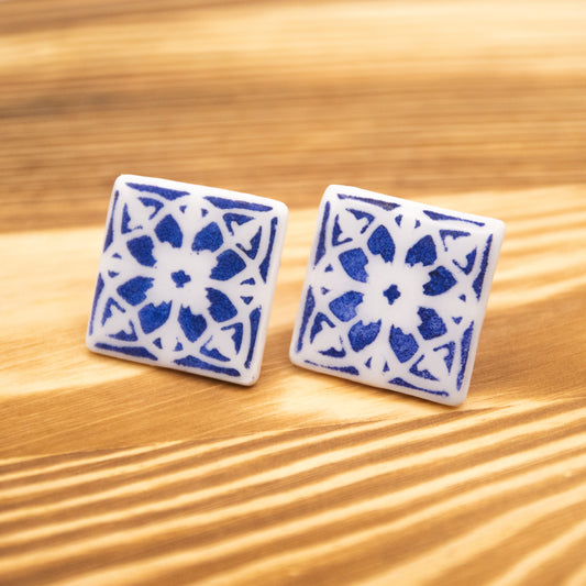 Boucles d'oreilles "Azulejos"