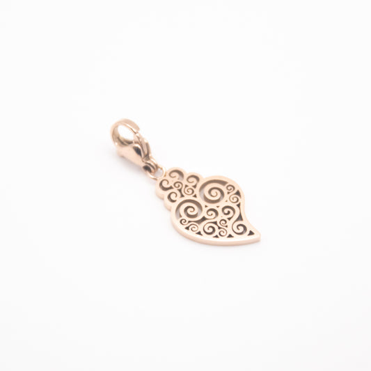 Pendentif "Coeur de Viana" en acier inoxydable