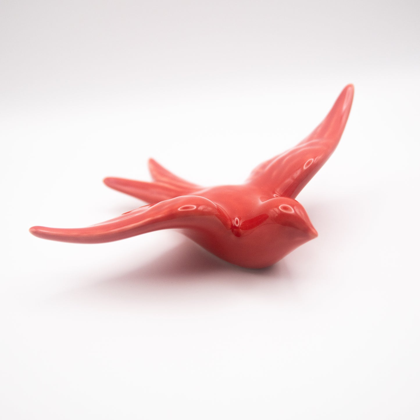 Hirondelle en céramique rouge - Édition limitée