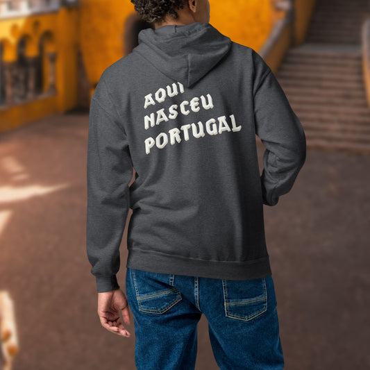 Veste à capuche « Aqui Nasceu Portugal »