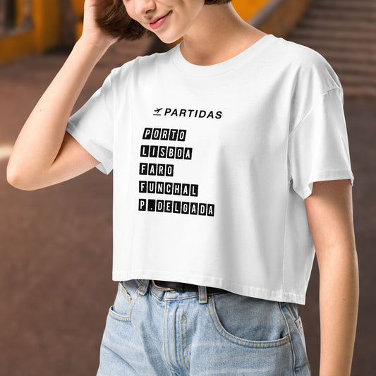 Crop top « Destination Portugal »