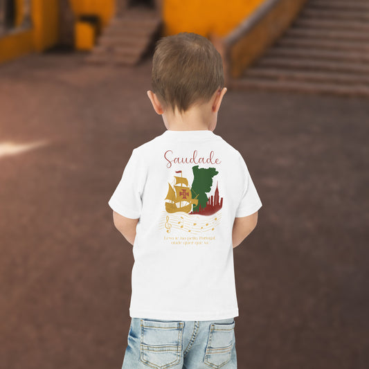 T-shirt petit enfant « Levo-te no peito »