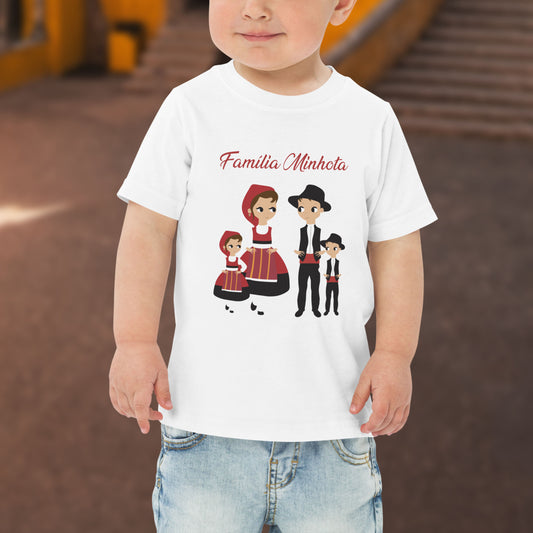 T-shirt petit enfant « Família Minhota » personnalisable
