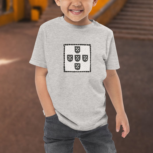 T-shirt petit enfant « Écusson Calçada Portuguesa »
