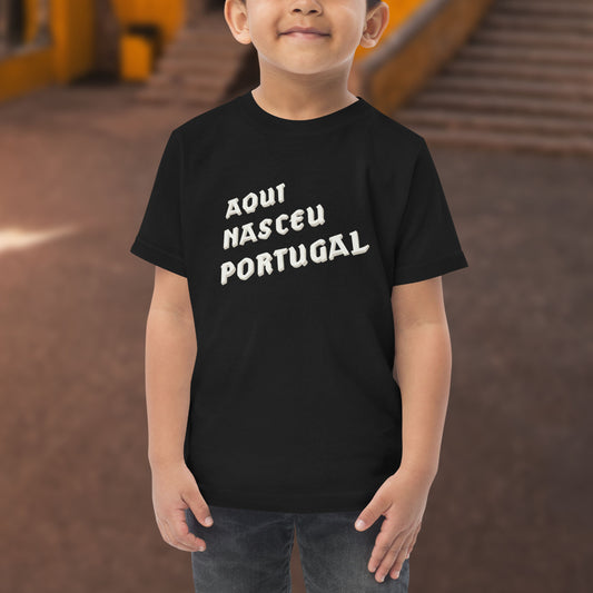 T-shirt petit enfant « Aqui Nasceu Portugal »