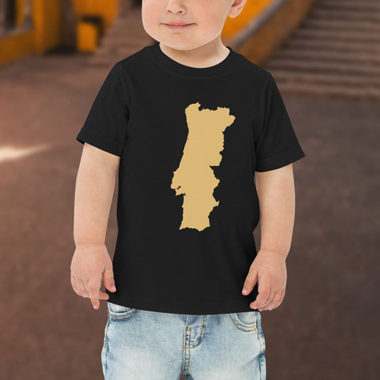 T-shirt petit enfant « Carte du Portugal »