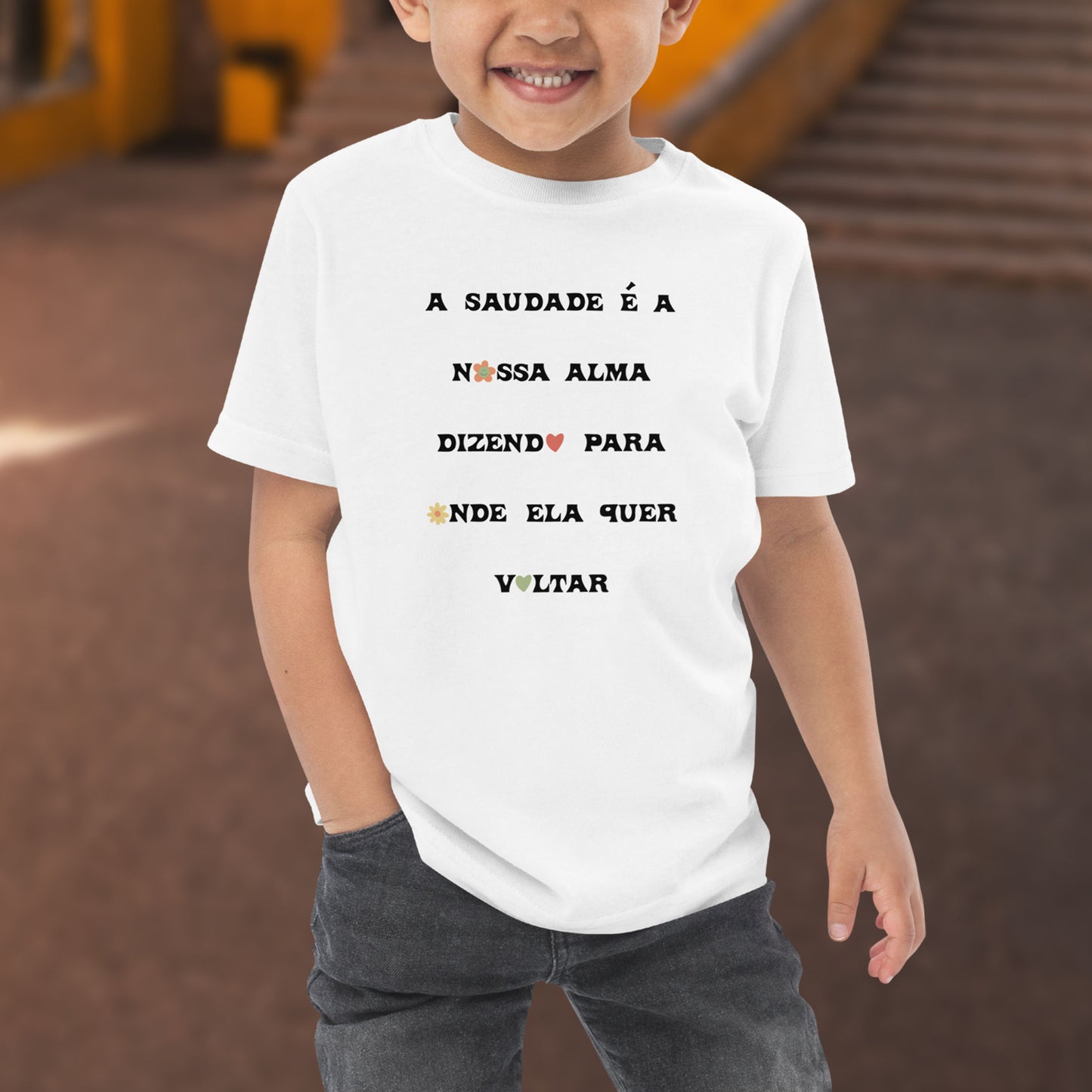T-shirt petit enfant « A saudade é a nossa alma »