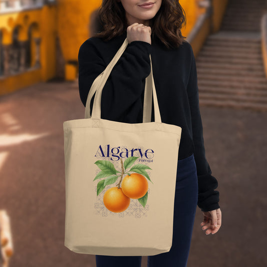 Tote bag en coton bio « Laranja do Algarve »