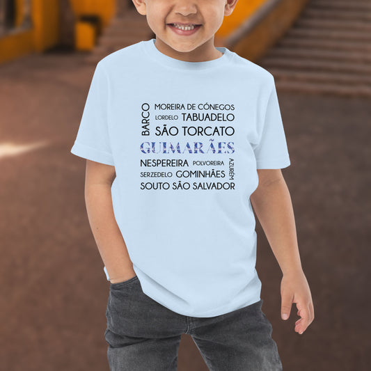 T-shirt petit enfant « Guimarães e freguesias »