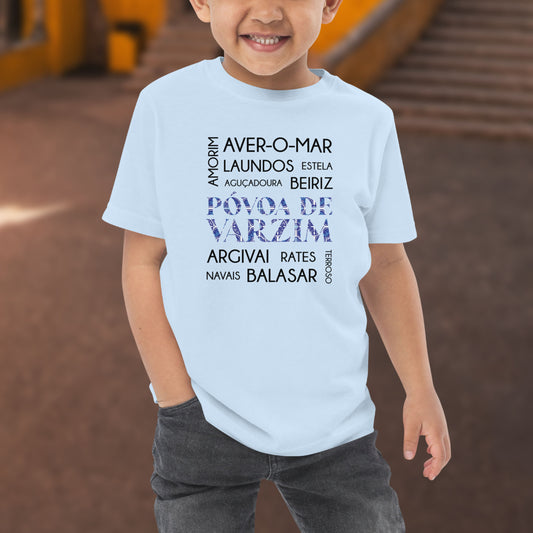 T-shirt petit enfant « Póvoa de Varzim e freguesias »