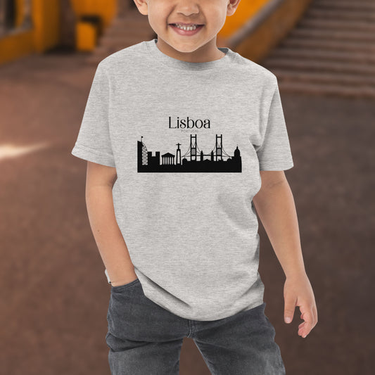 T-shirt petit enfant « Skyline Lisbonne »