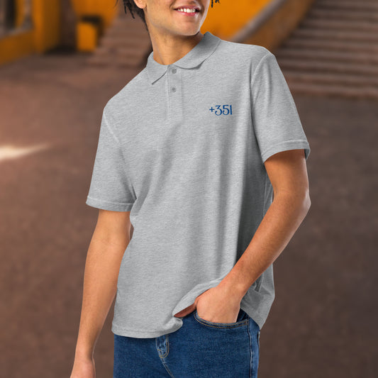 Polo brodé « +351 »