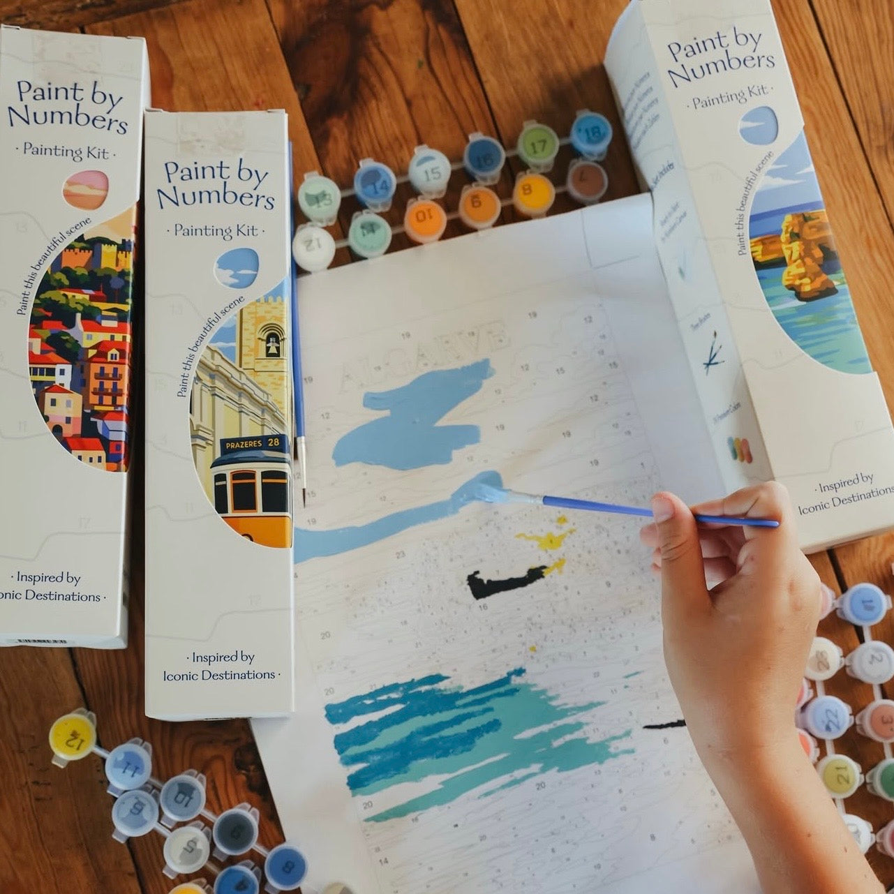 Coffret de peinture au numéro "Portugal"