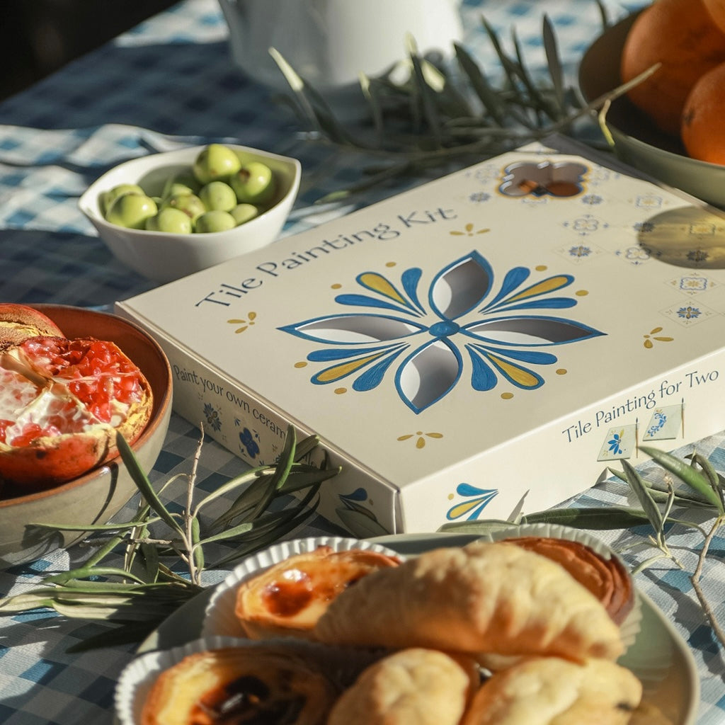 Coffret de peinture sur azulejos