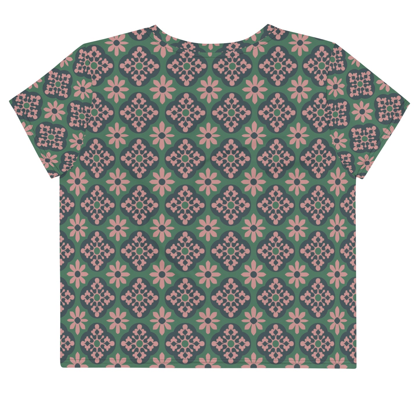 T-shirt Crop-Top « Azulejos de Cascais »