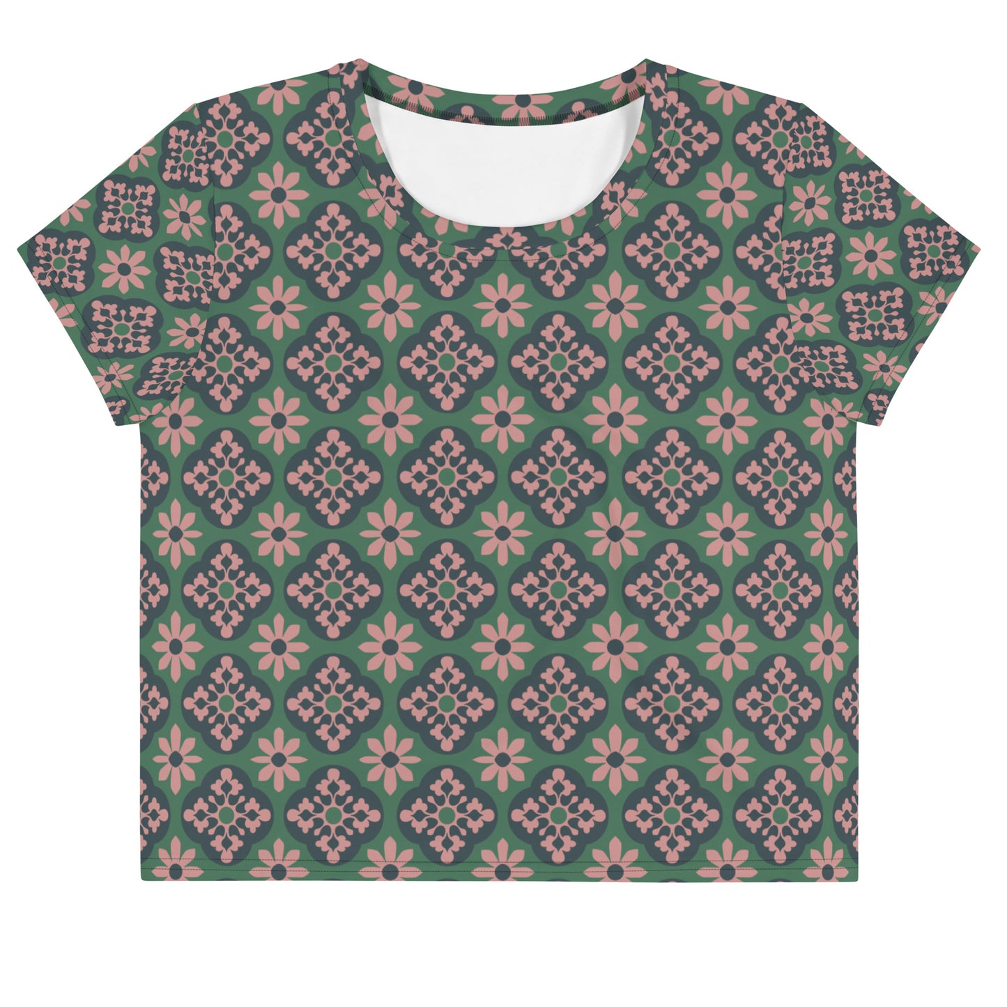 T-shirt Crop-Top « Azulejos de Cascais »