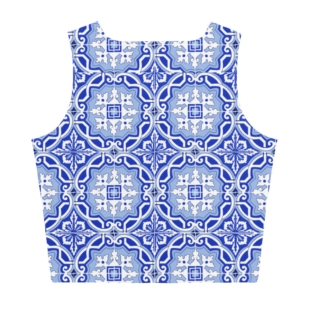 Crop-top « Azulejos de Porto »