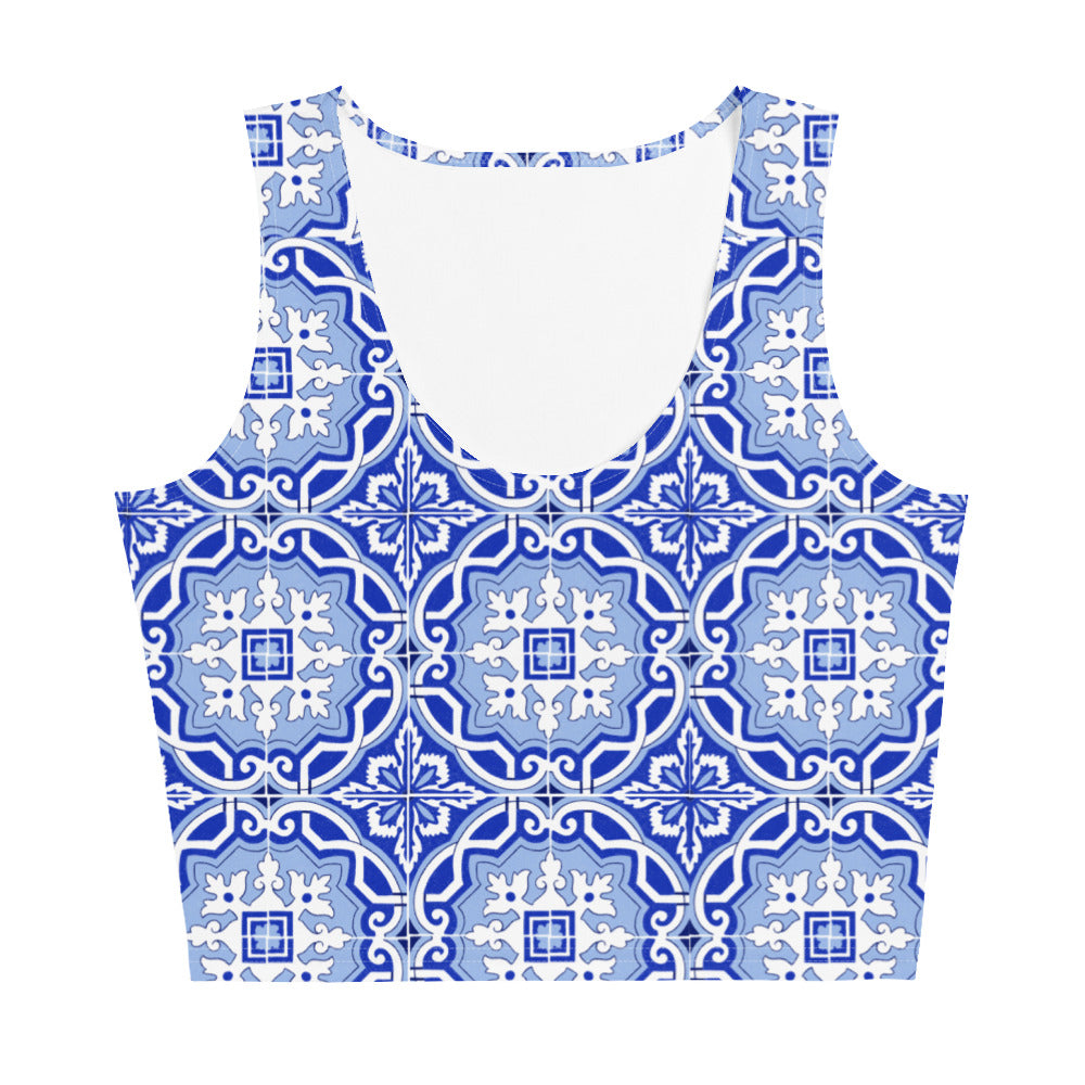 Crop-top « Azulejos de Porto »