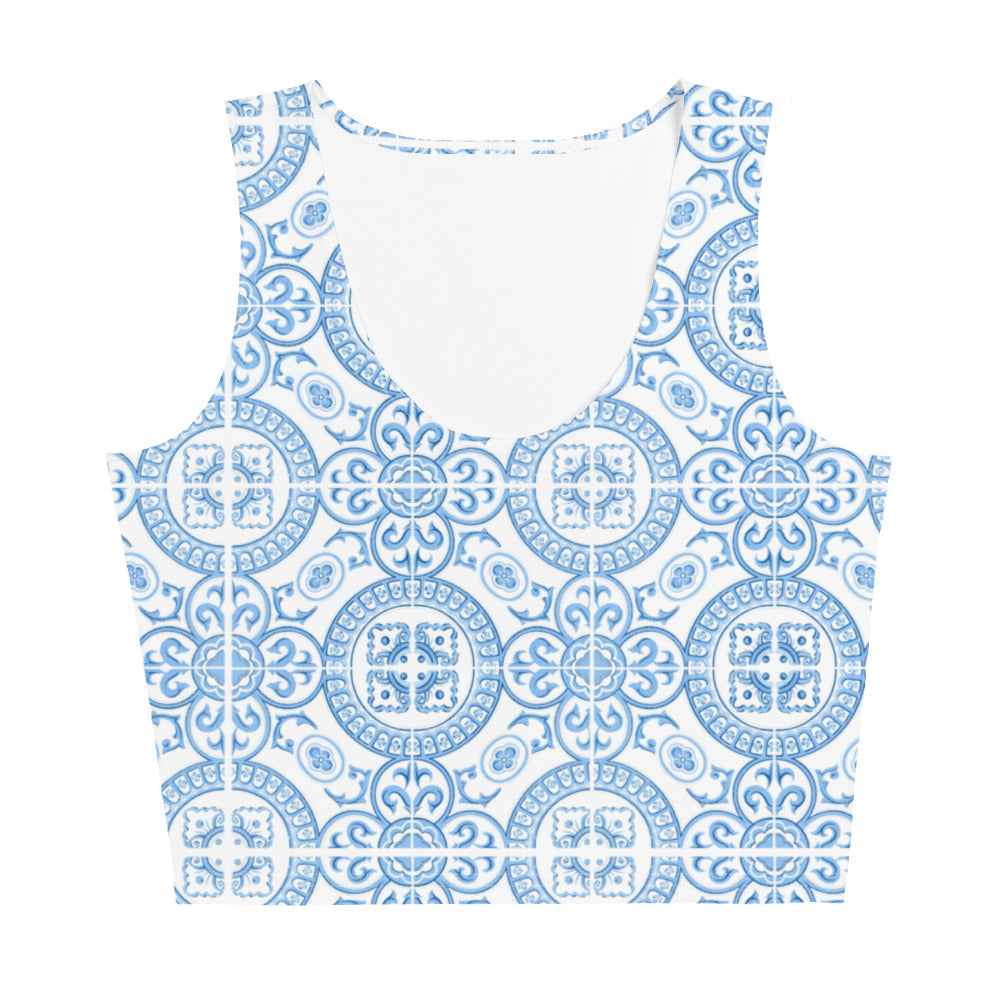 Crop-top « Azulejos de Figueira da Foz »