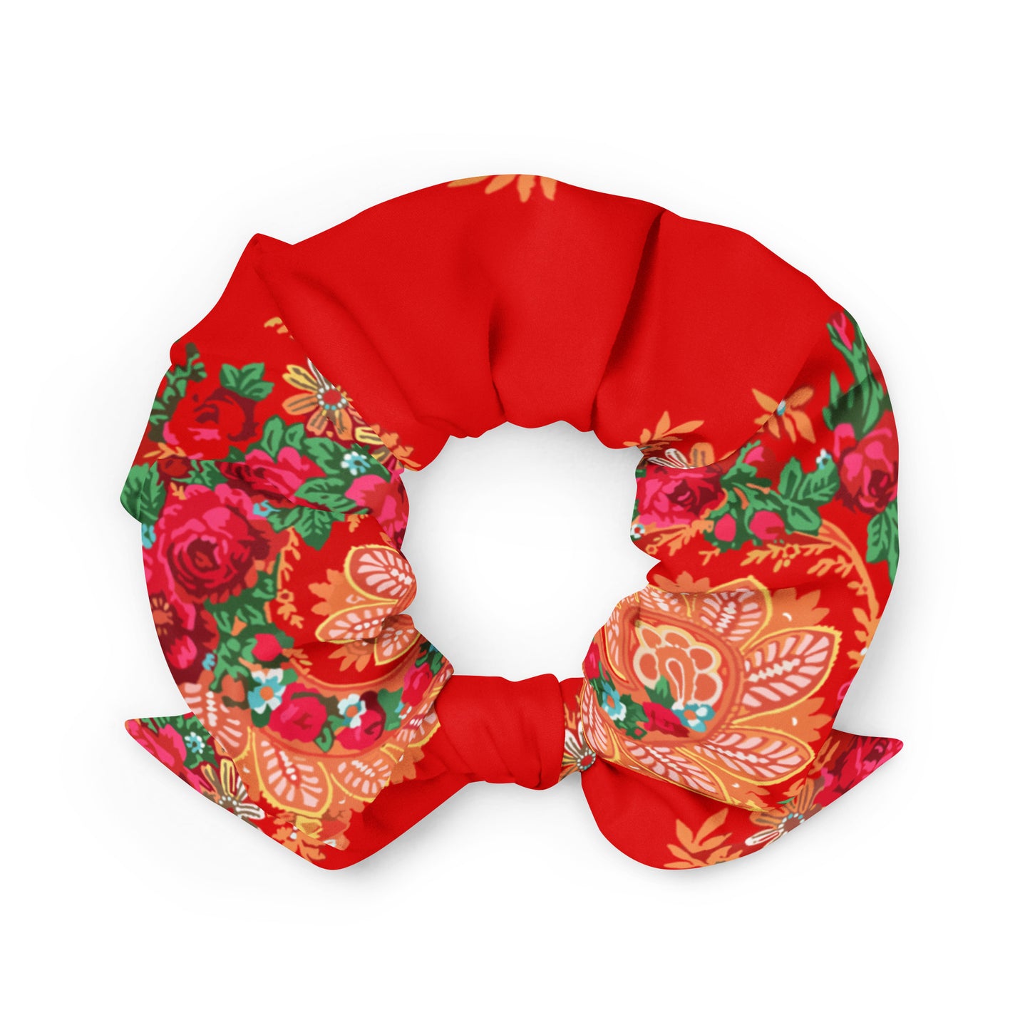 Chouchou « Foulard portugais Minhoto rouge »