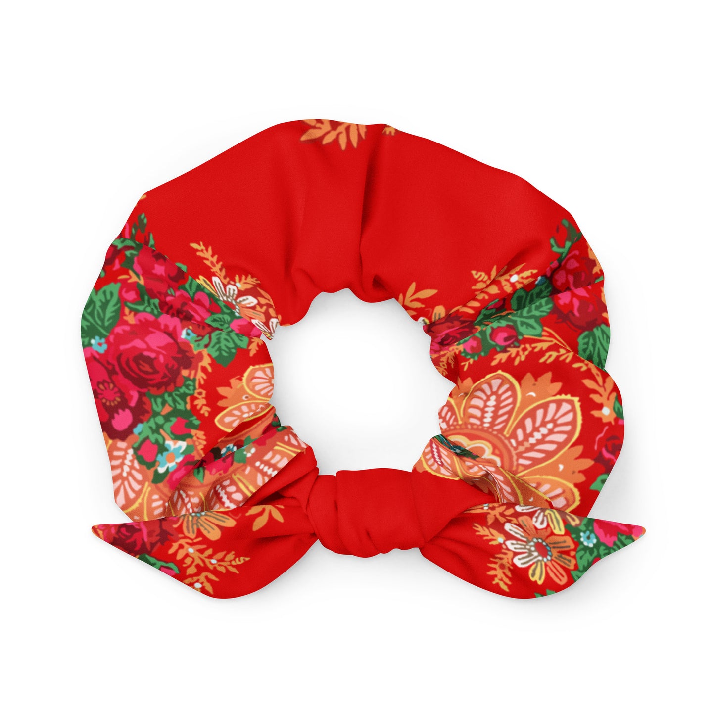 Chouchou « Foulard portugais Minhoto rouge »