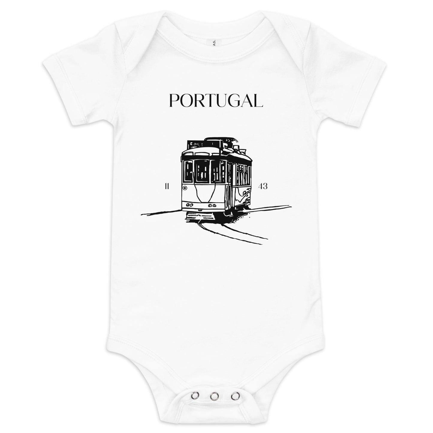 Body para bebé “Portugal Sketch”