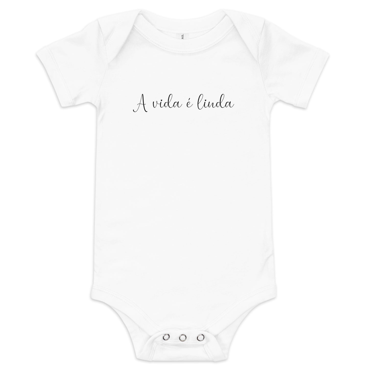 Body bébé « A vida é linda »