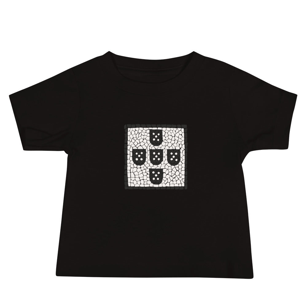 T-shirt bebé “Calçada Portuguesa Crest”