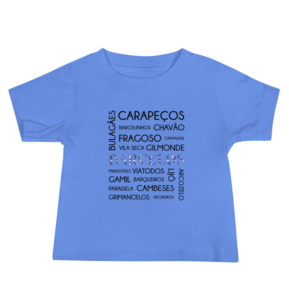 T-shirt bebé “Barcelos e freguesias”