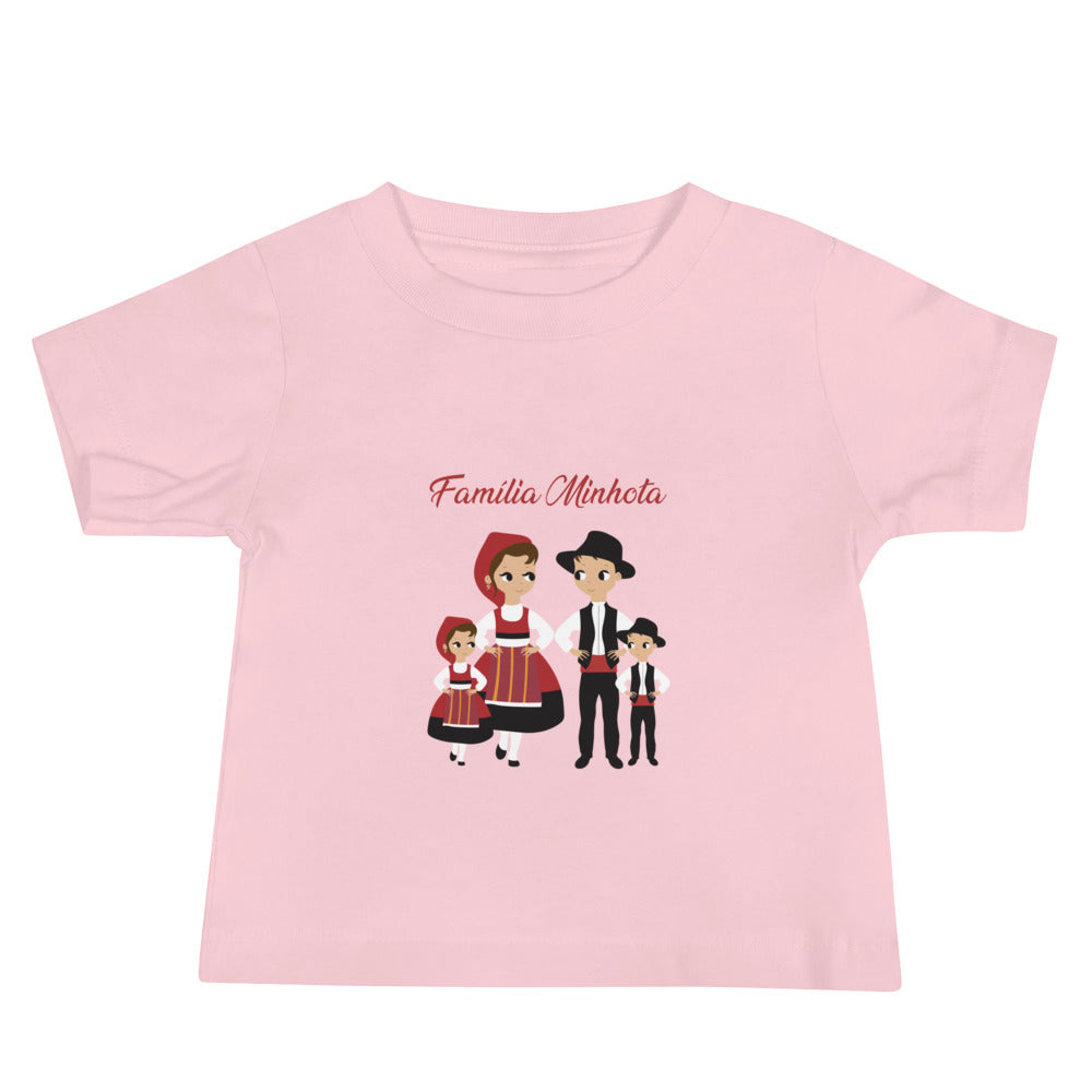 T-shirt bebé “Família Minhota” personalizável