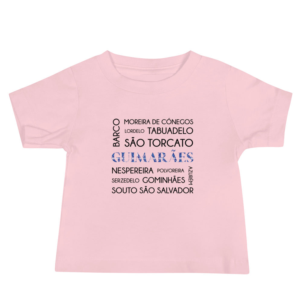 T-shirt bebé “Guimarães e freguesias”