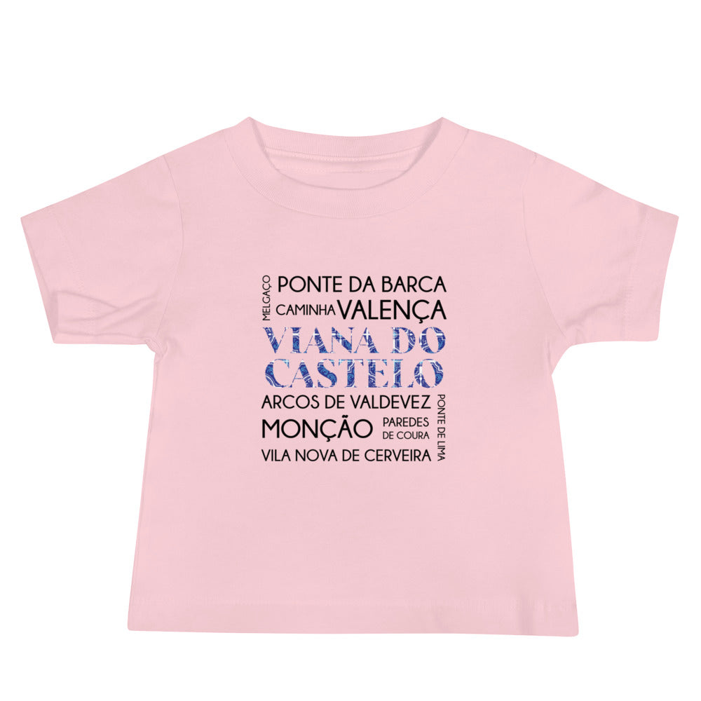 T-shirt bebé “Distrito Viana do Castelo”