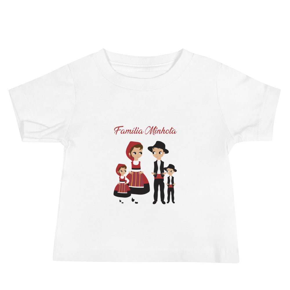 T-shirt bebé “Família Minhota” personalizável